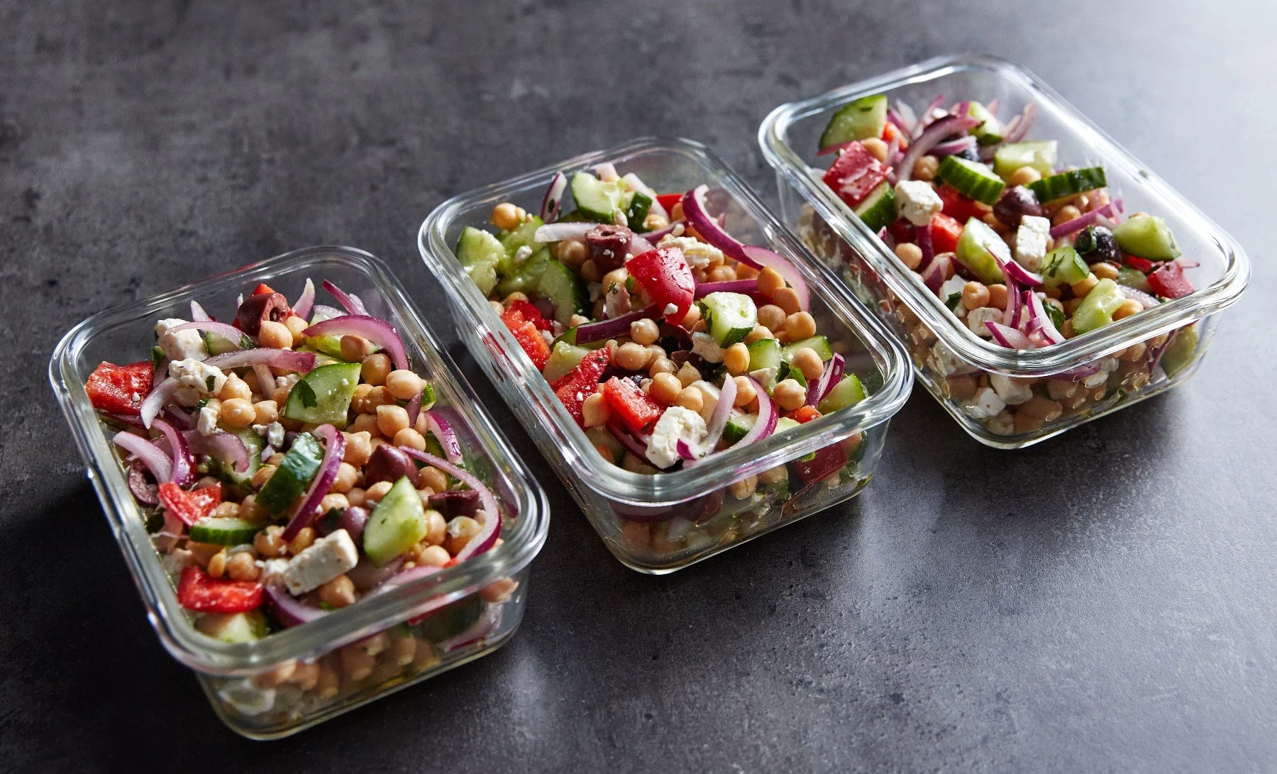chickpea salad meal prep