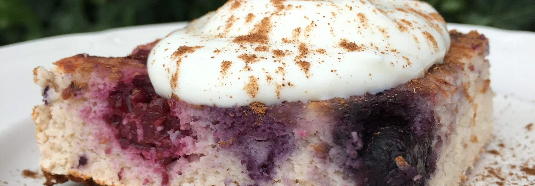 Berry Coconut Upside Down Cake