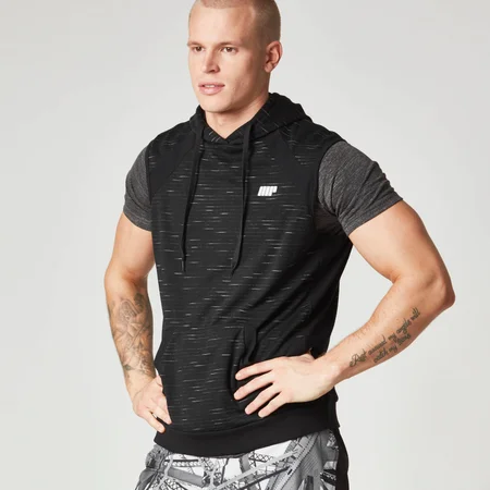 Myprotein Heren mouwloze Hoodie - Zwart
