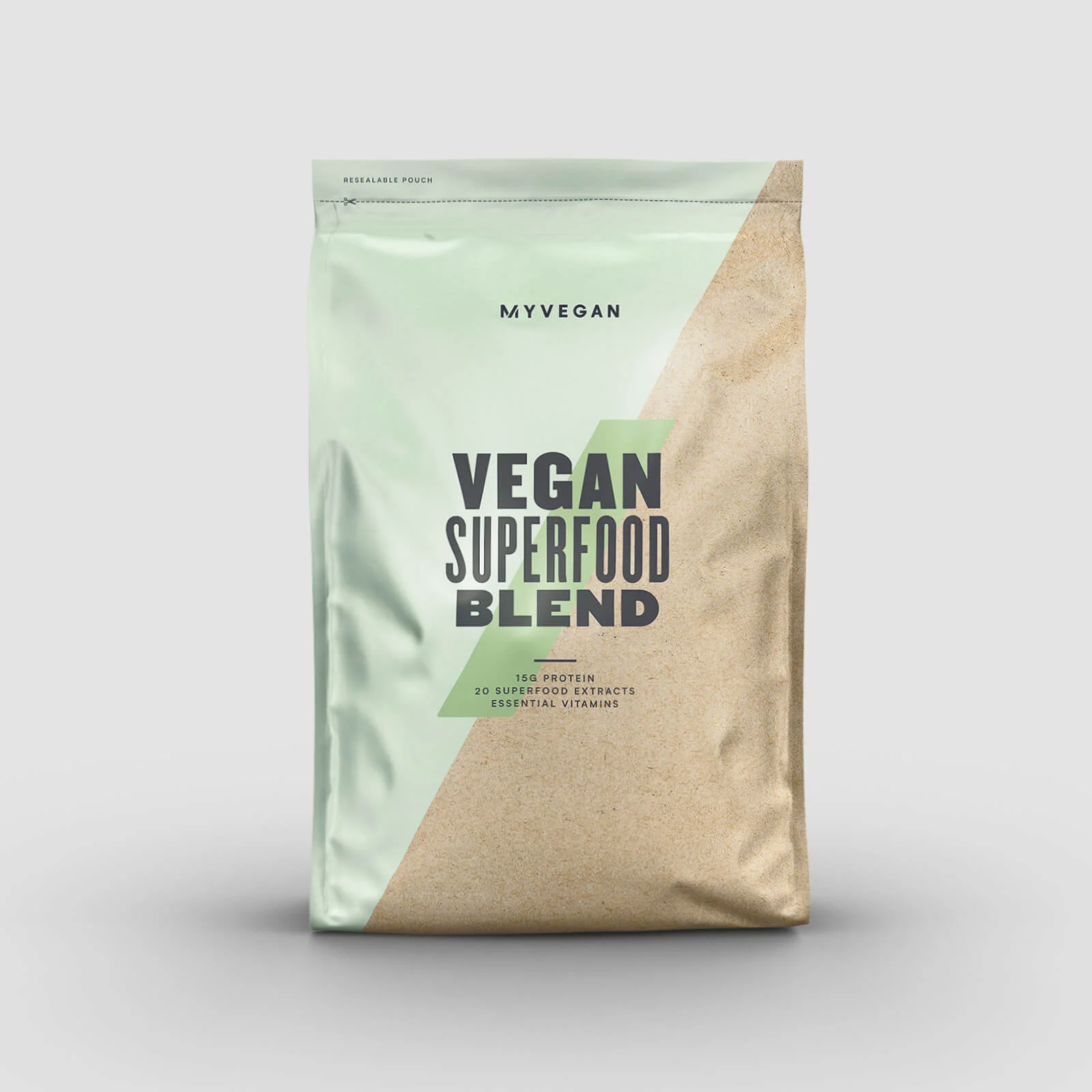 Vegan Superfood Blend - 1kg - Aardbei Stevia Afbeelding 1