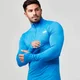 Myprotein Heren naadloze ¼ Zip Top - Zwart Mergel