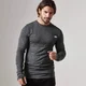 Myprotein Heren Top met lange mouwen - Zwart Mergel