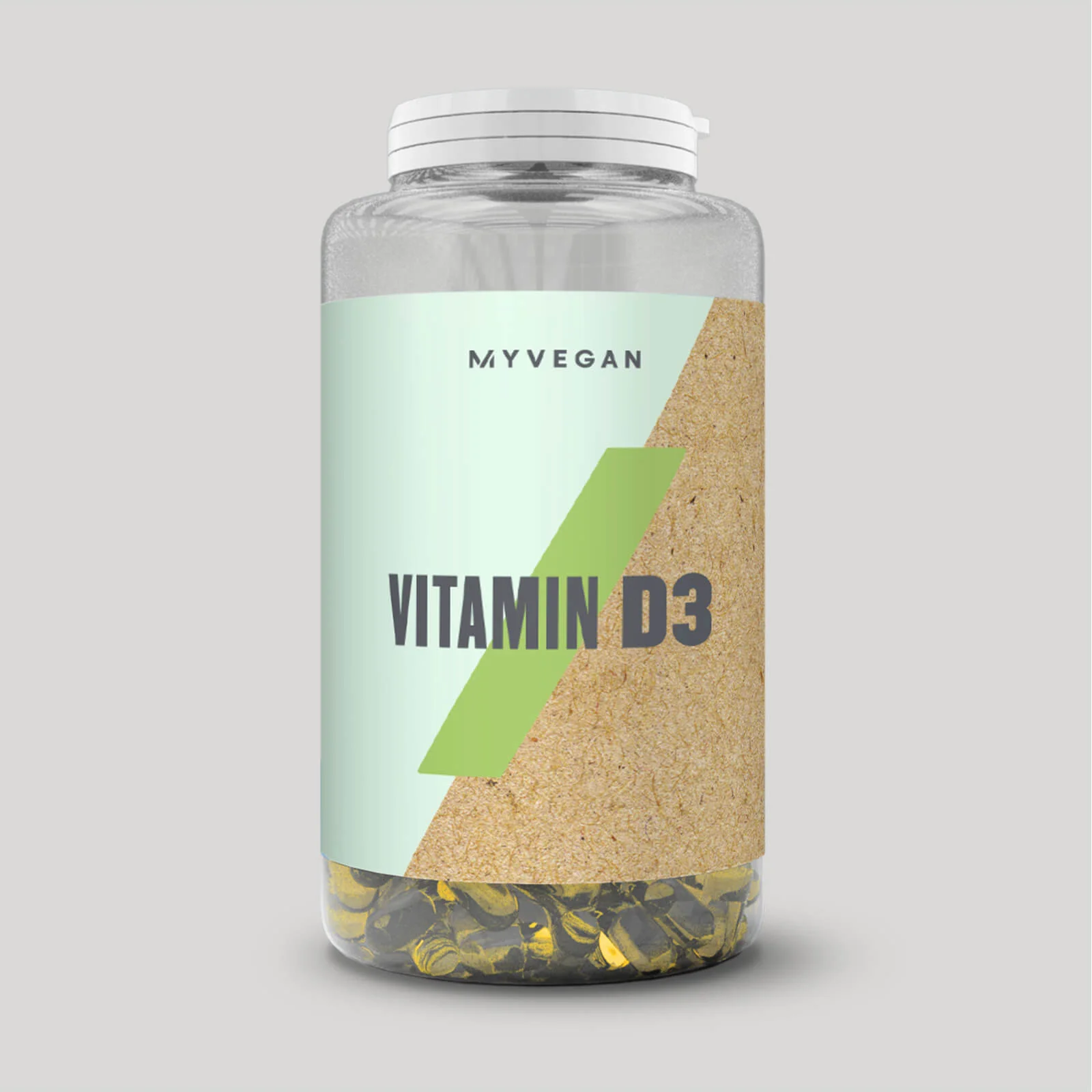 Vegan vitamine D3 Softgels - 60Capsules Afbeelding 1