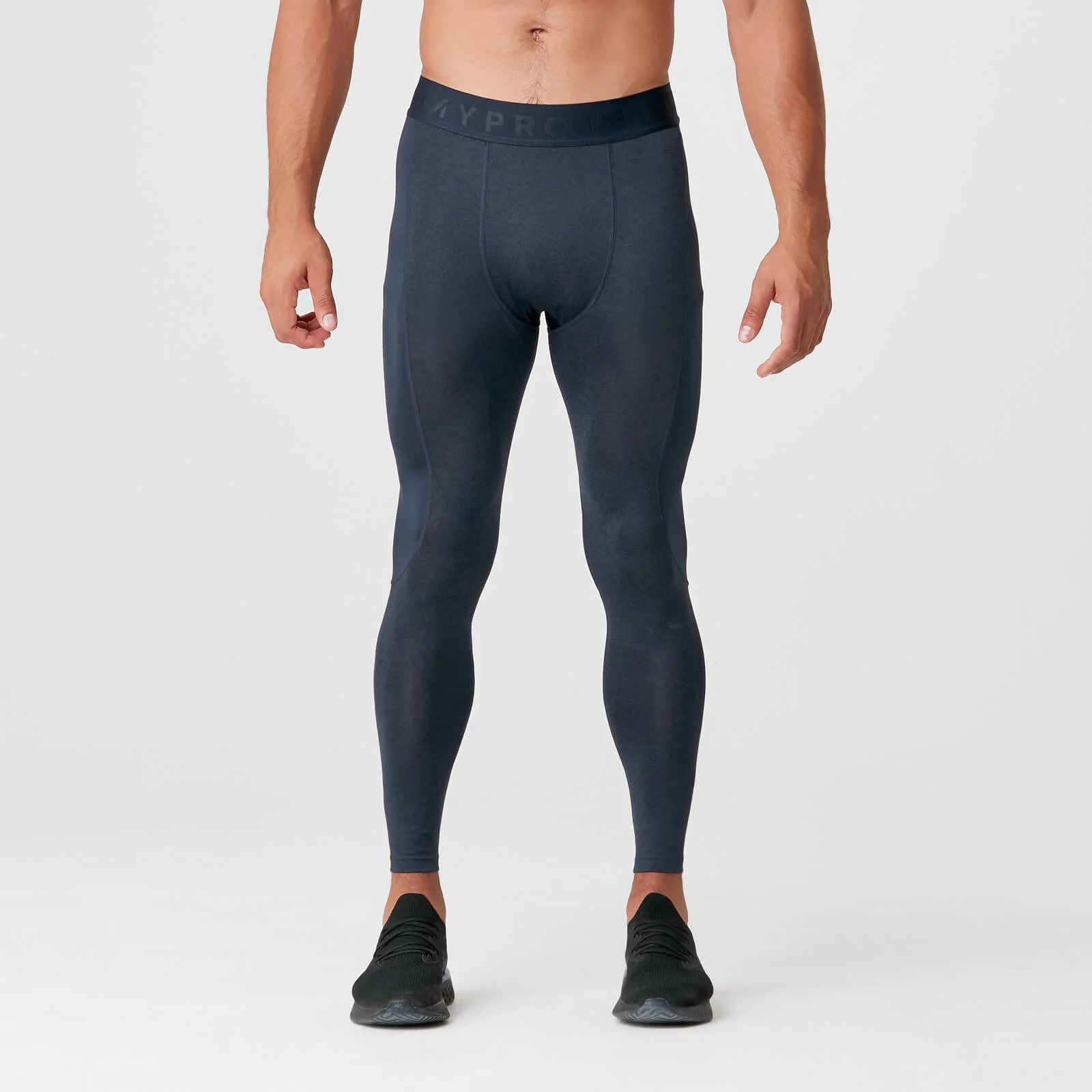 MP Men's Charge Compression Tights - Navy Marl - XS Afbeelding 1