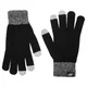 Gebreide handschoenen (zwart)