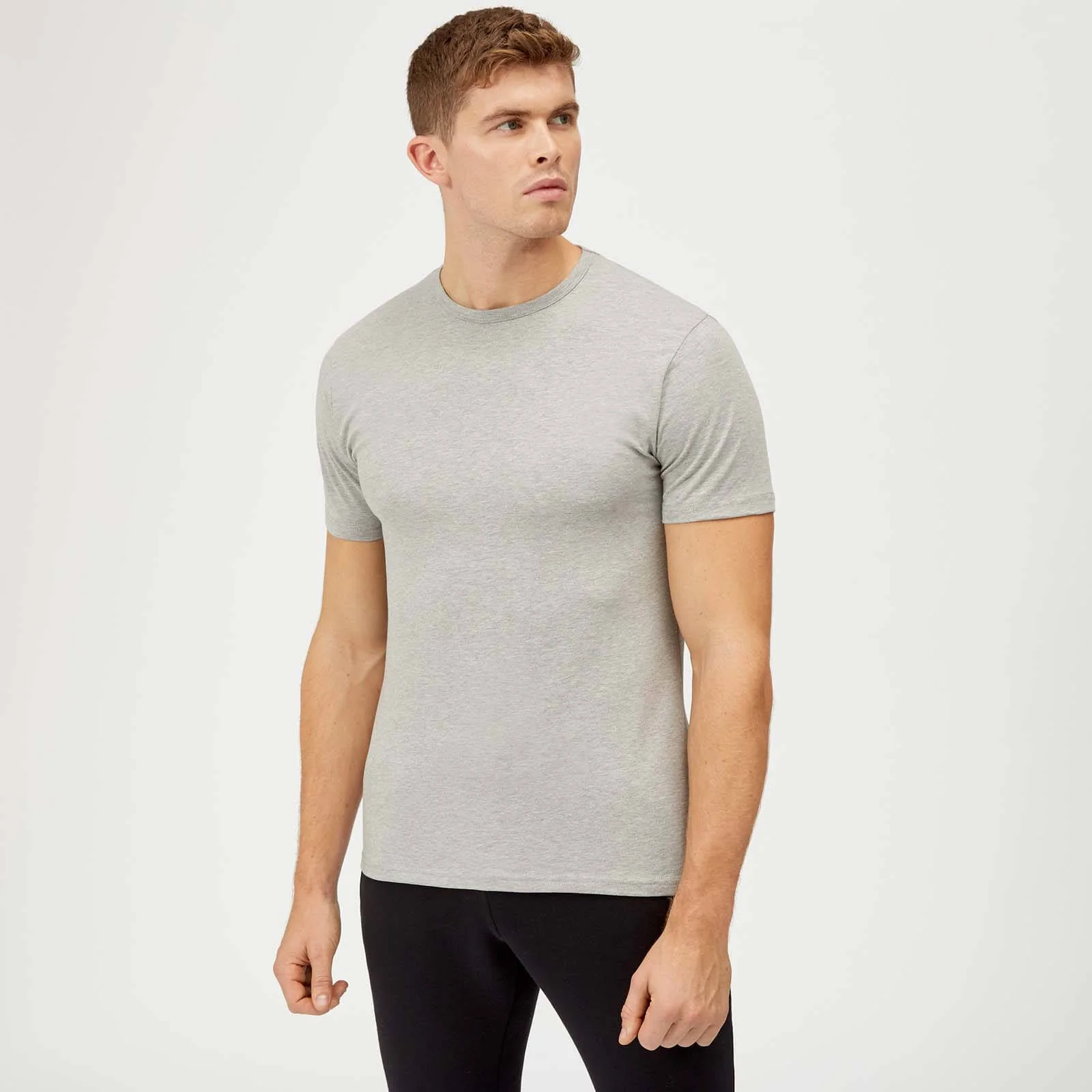 Myprotein Plain Grey Marl POD T-Shirt - XS Afbeelding 1