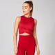 Energy Crop Top - Crimson