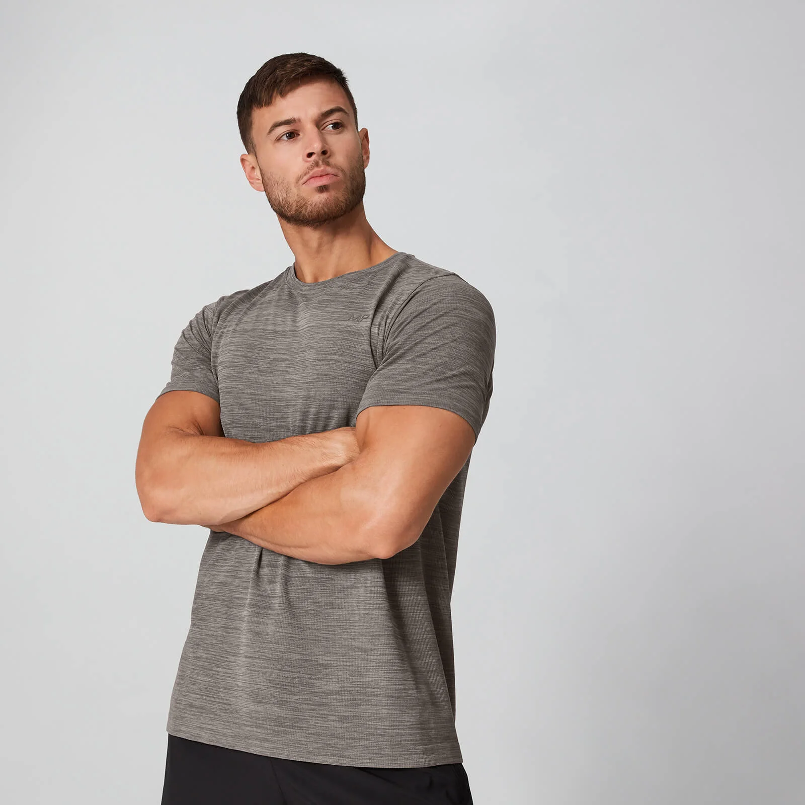 Aero Knit T-Shirt - Driftwood Marl - XS Afbeelding 1