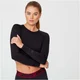 MP Women's Shape Seamless Crop Top - Black