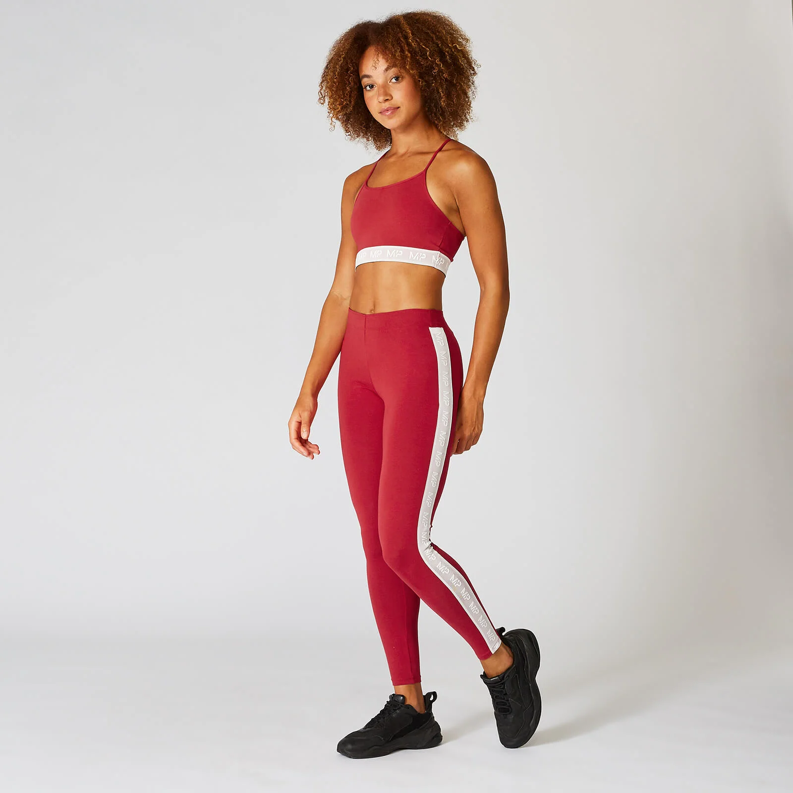 Icon Leggings - Red - XS Afbeelding 1
