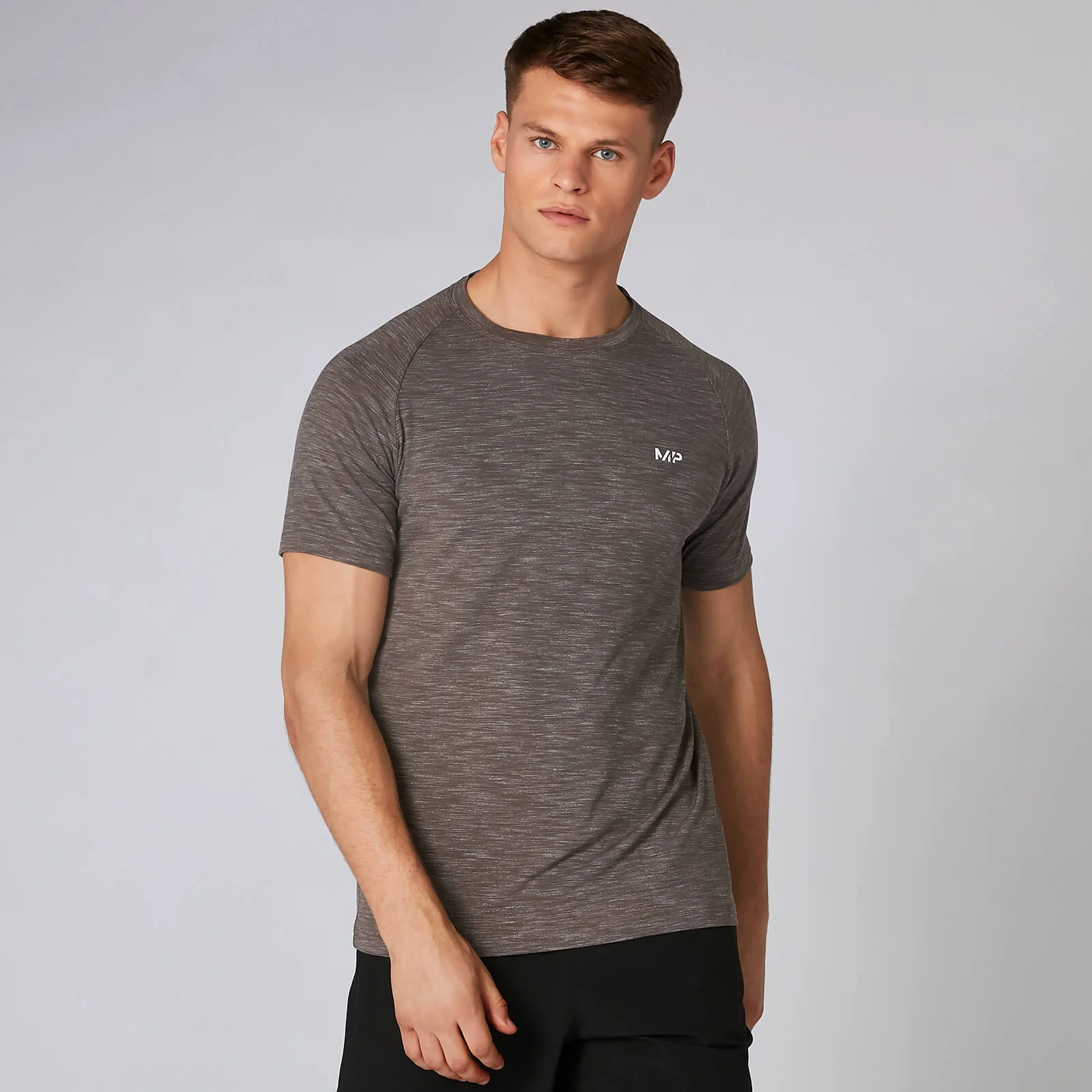 Performance T-Shirt - Driftwood Marl - XS Afbeelding 1
