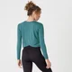 Spring Long-Sleeve T-Shirt – Groenblauw
