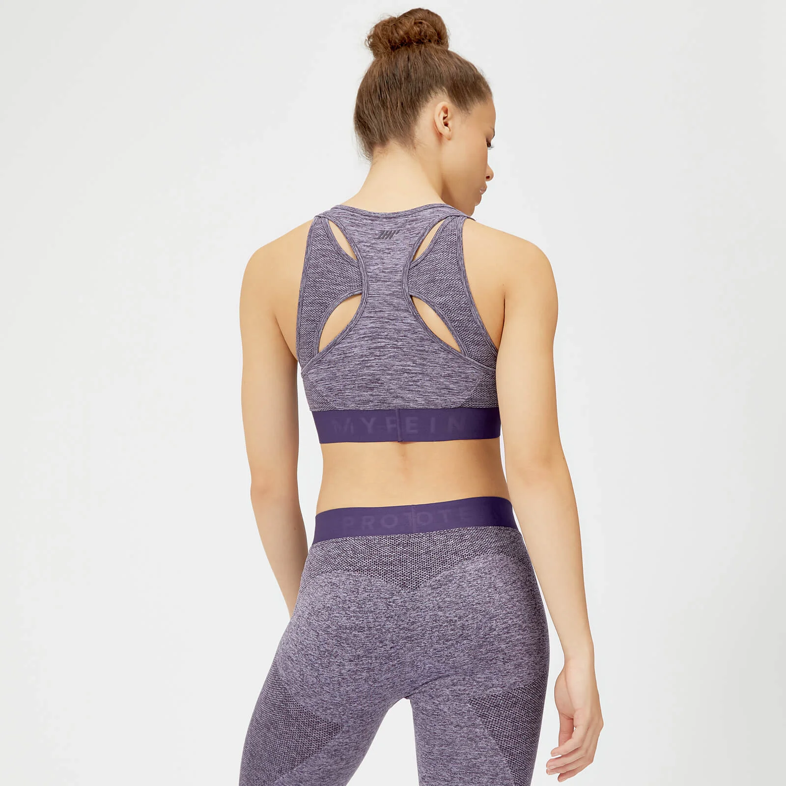 MP Women's Inspire Seamless Sports Bra - Purple - XS Afbeelding 1