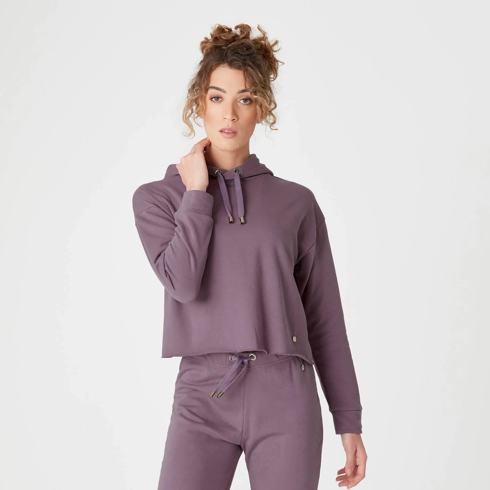 Luxe Lounge Hoodie - Lichtpaars - XS Afbeelding 1