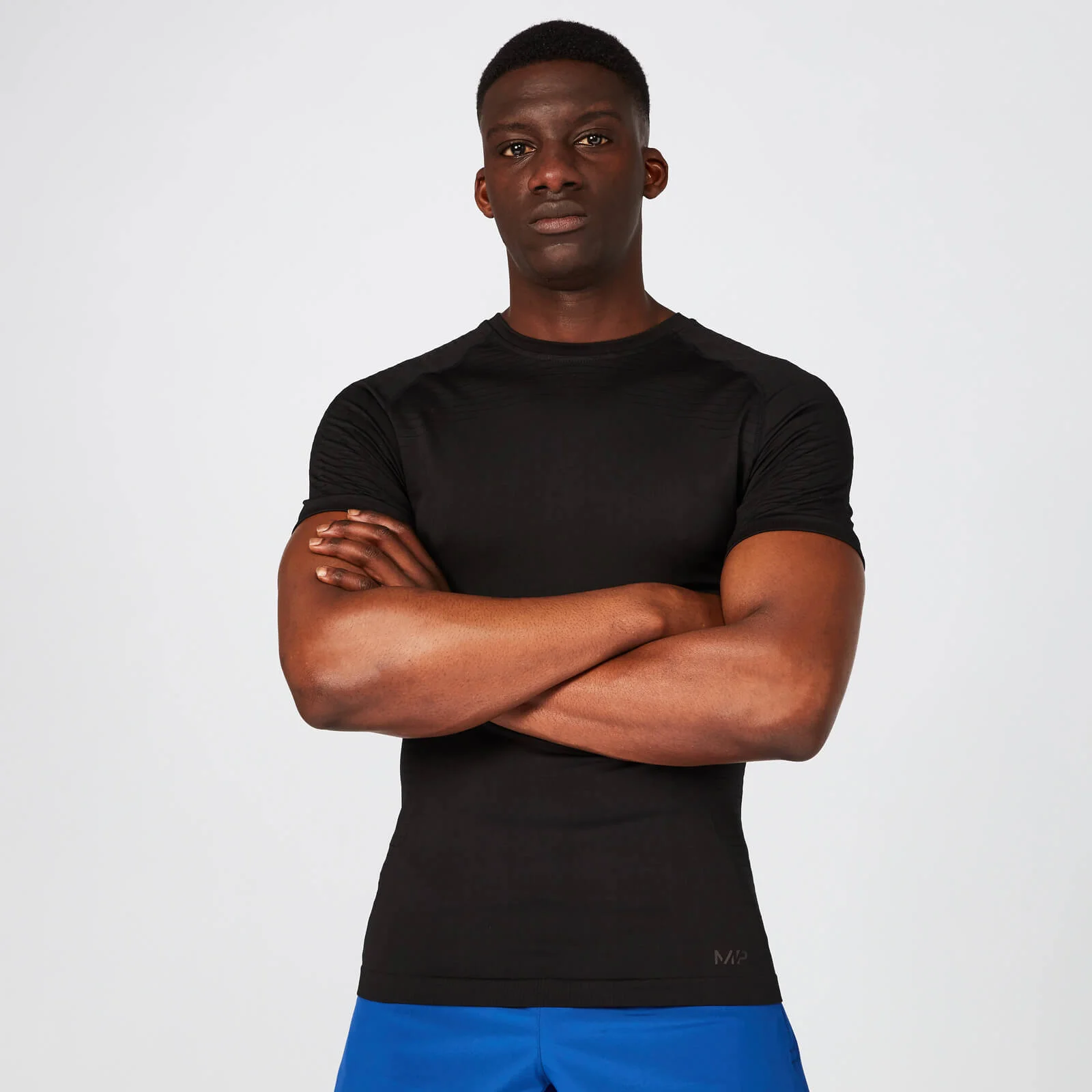 MP Elite Seamless T-Shirt - Black - XS Afbeelding 1