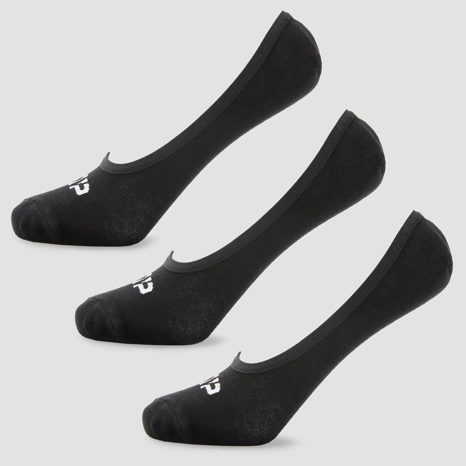 MP Men's Essentials Invisible Socks - Zwart (3 Pack) - UK 6-8 Afbeelding 1