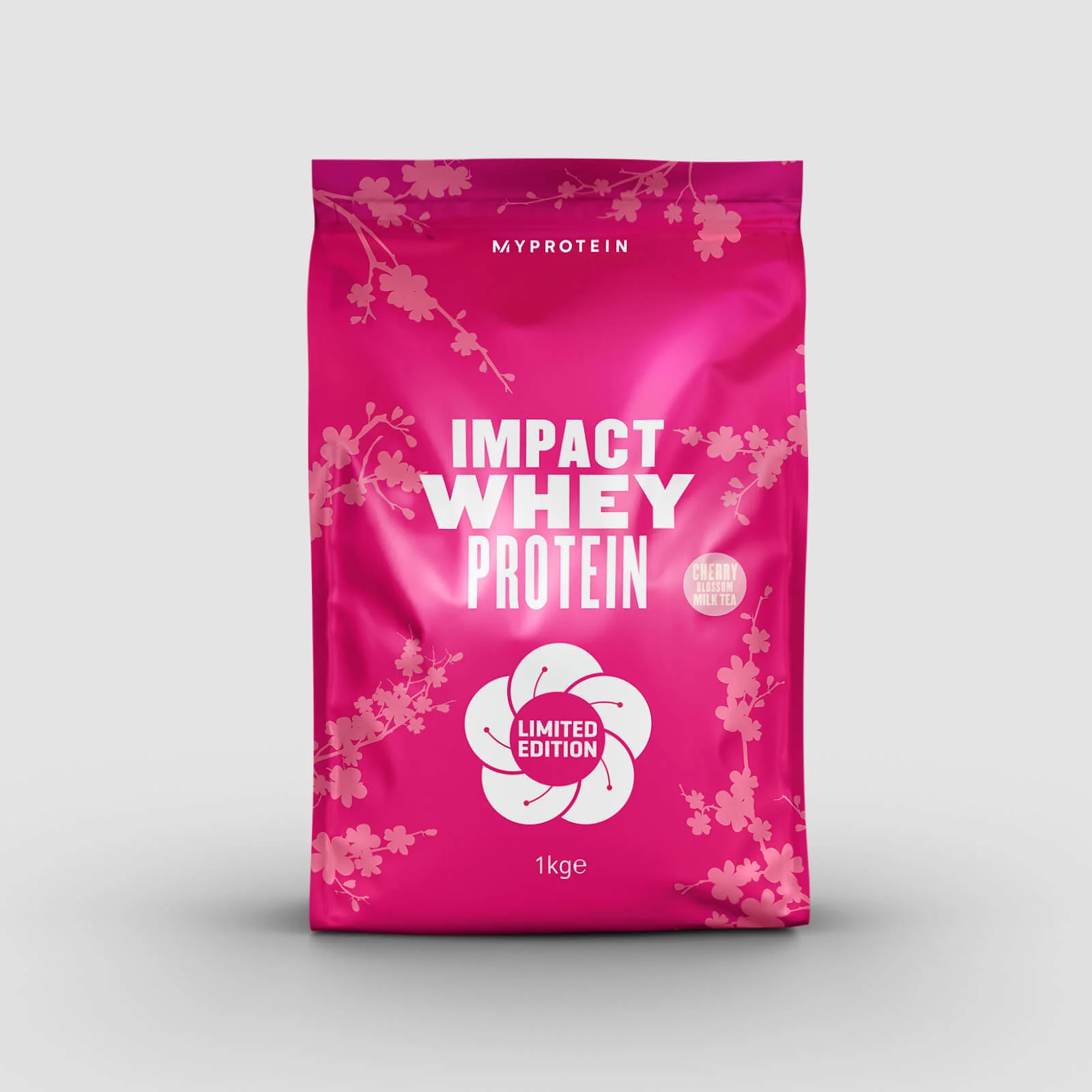 Myprotein Impact Whey Protein, Cherry Blossom Milk Tea, 1kg Afbeelding 1