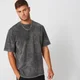 Washed T-Shirt - Grijs