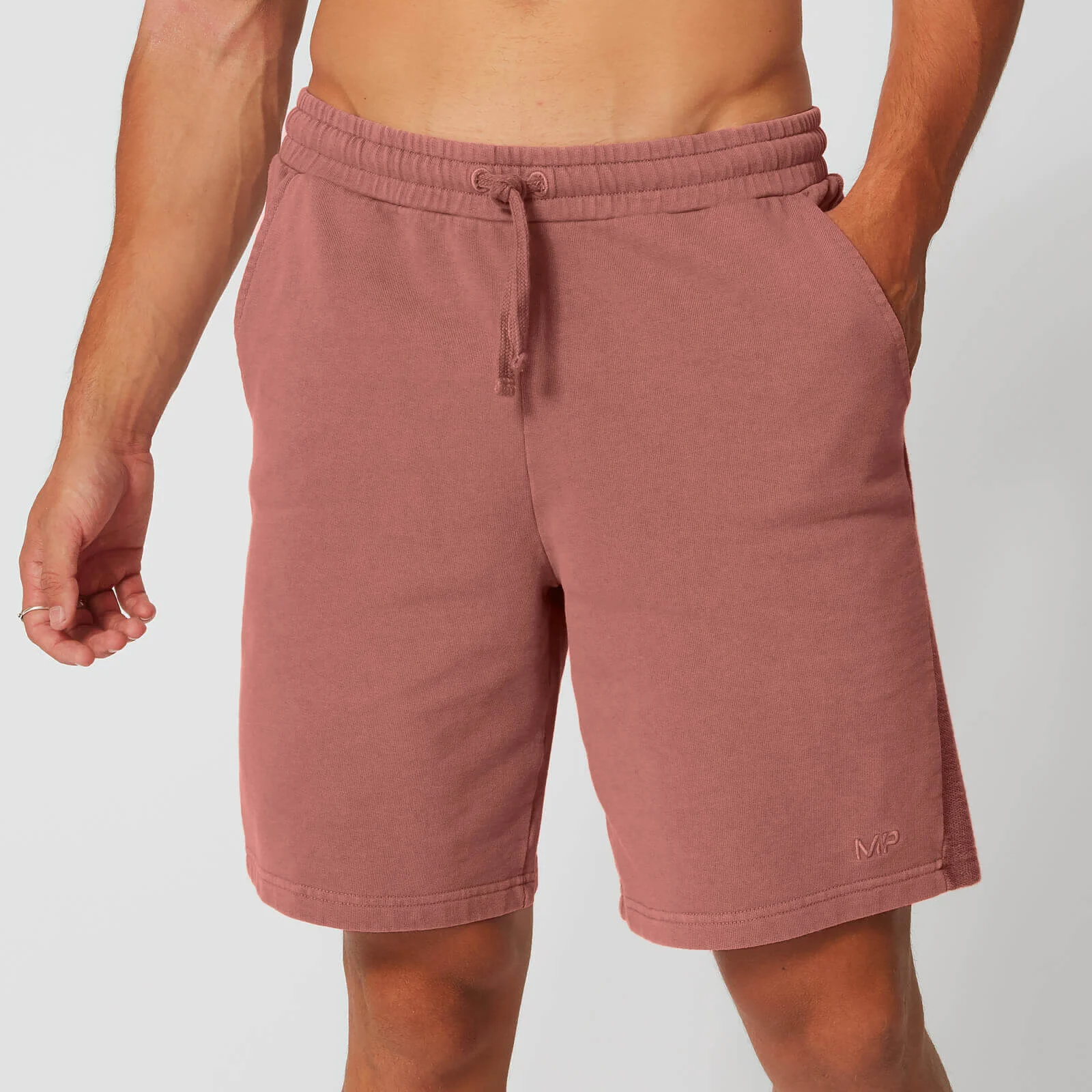 Washed Sweatshorts - Rood - XS Afbeelding 1