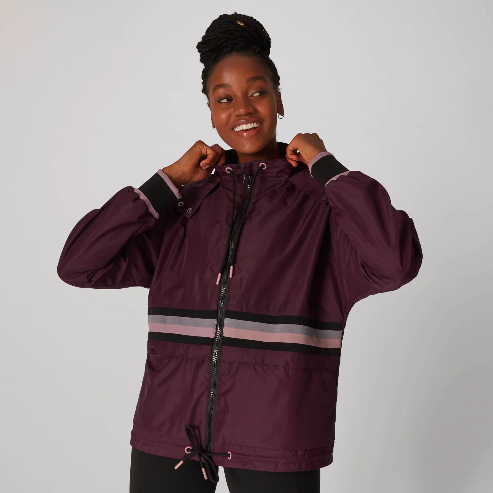 Racer Windbreaker Jacket - Red - XS Afbeelding 1