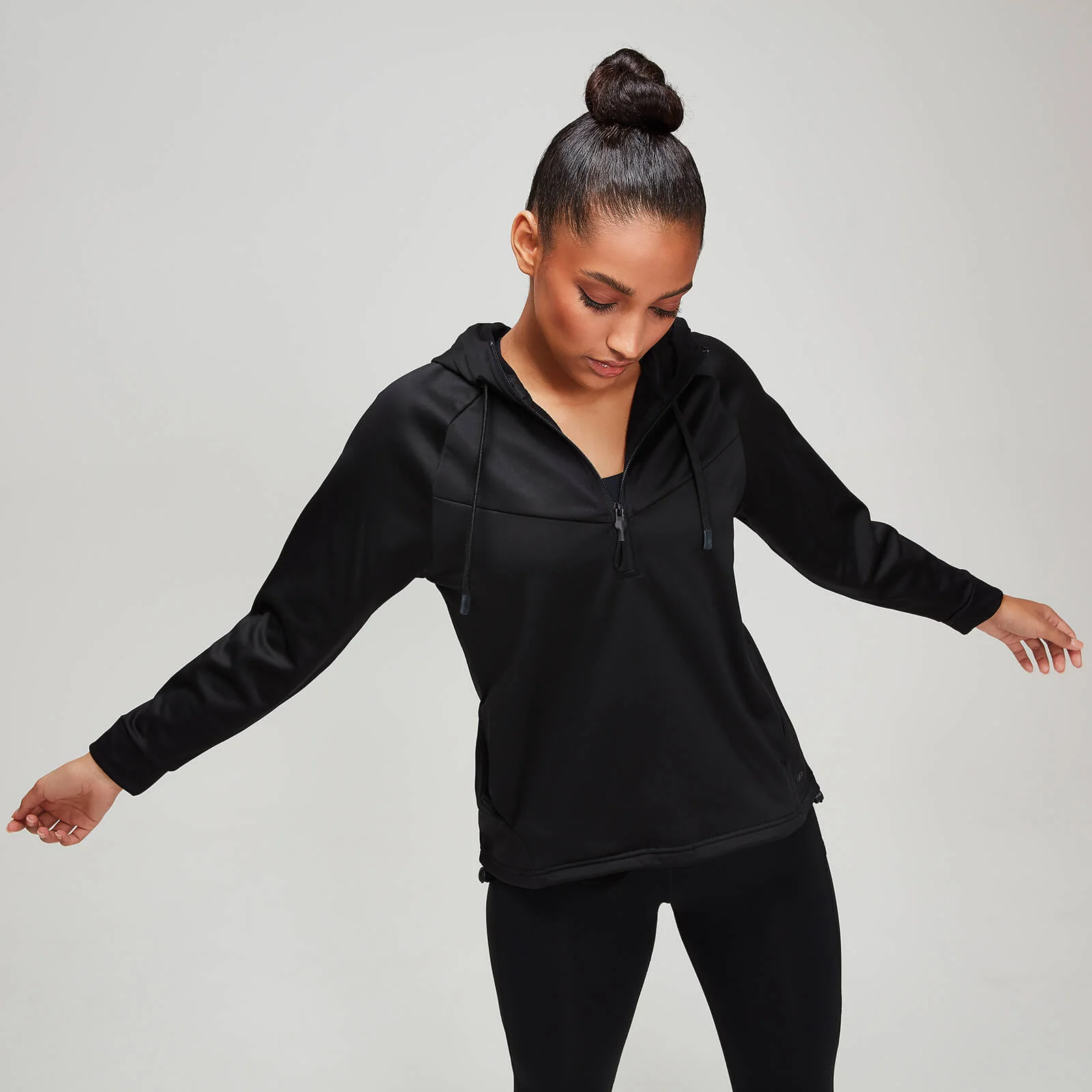 Tech Pull Over Hoodie - Black - XS Afbeelding 1
