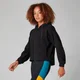 Oversized Zip-Through - Zwart