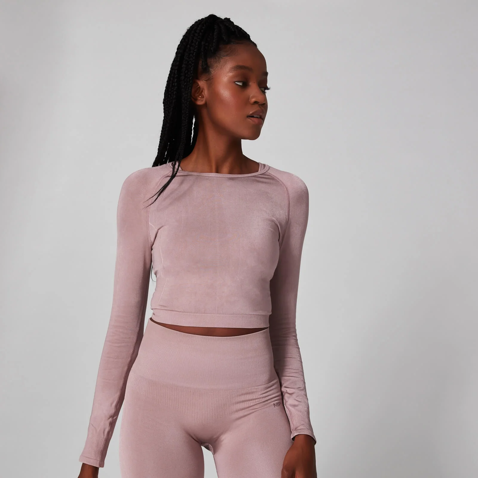 Shape Seamless Crop Top - Fawn - XS Afbeelding 1