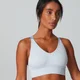 Luxe Seamless Sports Bra - Sleet Grey