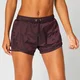 Metallic Double-Layer Shorts — Dark Red