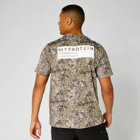 Coordinates Oversized T-Shirt — Camo
