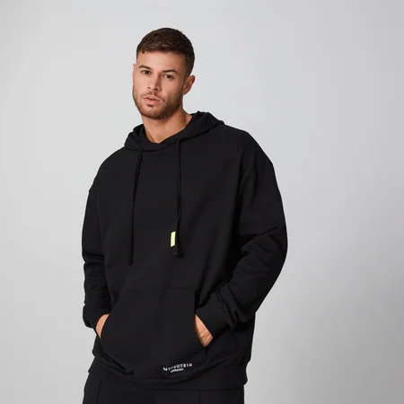 Neon Signature Hoodie - Black