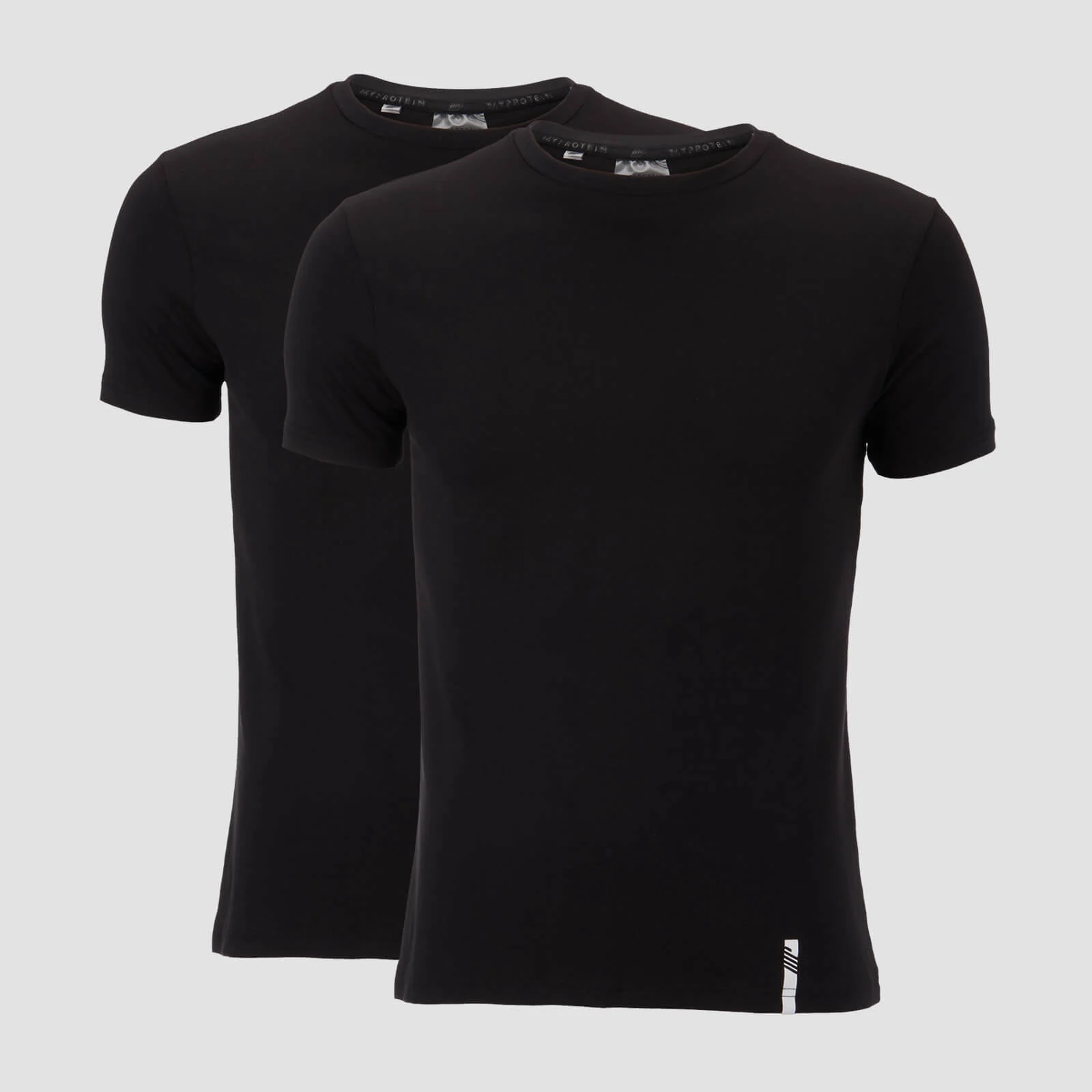 Luxe Classic 2-Pack T-Shirt - Zwart/ Zwart - XS Afbeelding 1