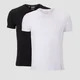 Luxe Classic V-Neck T-Shirt (2 Pack) - Zwart/Wit