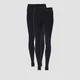 Power Mesh Leggings (2 Pack) - Zwart/Zwart
