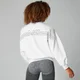 Oversized Logo Sweat - Wit