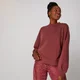 Oversized Crew Neck Sweatshirt - Roze