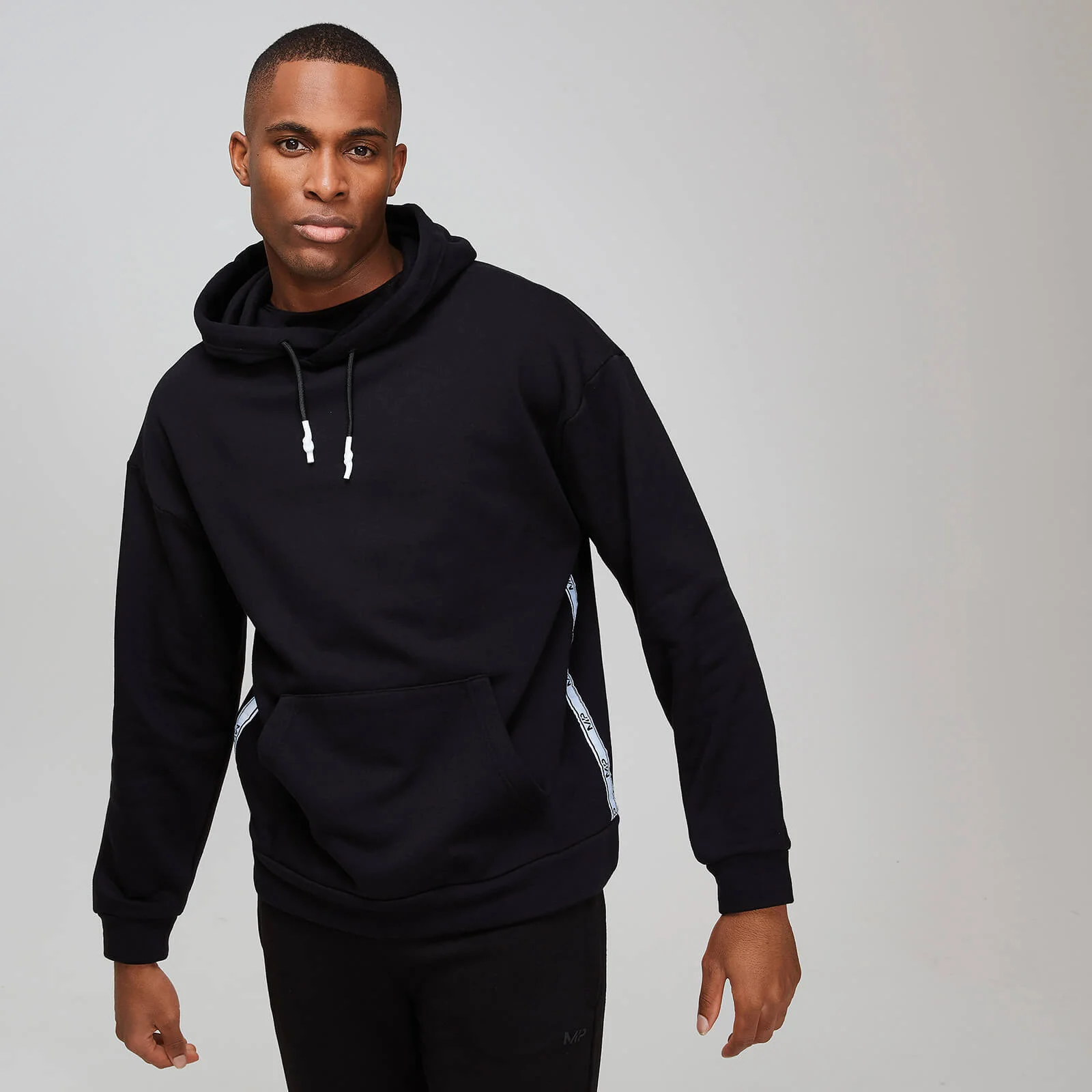 Logo Tape Hoodie - Zwart - XS Afbeelding 1