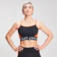 MP Dames Colour Block Branded Crop Top - Zwart