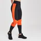 MP Dames Colour Block Branded Sportleggings - Zwart