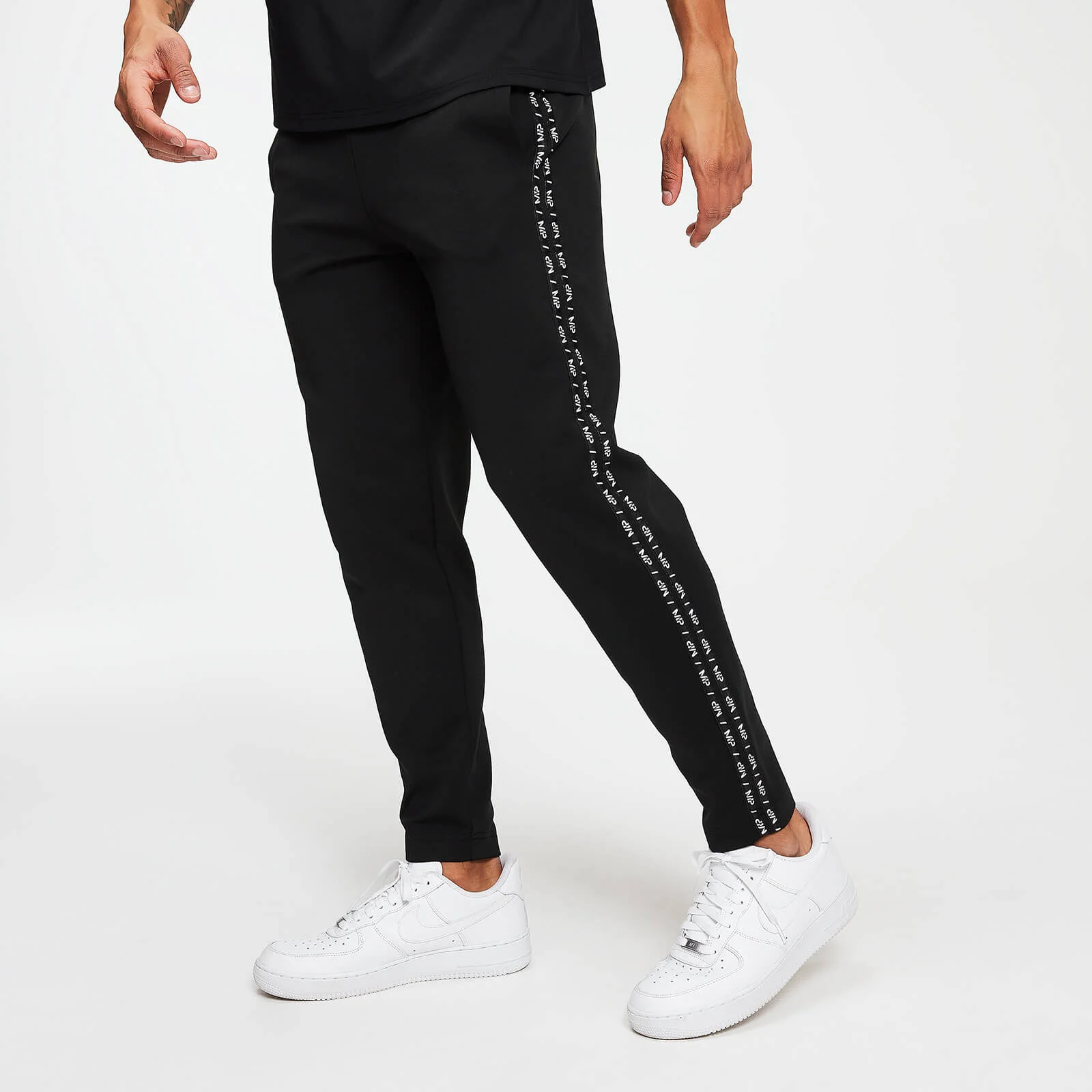 Double Tape Tricot Joggers - Zwart - XS Afbeelding 1