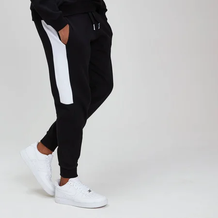 MP Rest Day Heren Stripe Joggers - Zwart