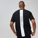 MP Rest Day Here Stripe Graphic T-Shirt - Zwart