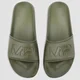 MP Heren Sliders - Legergroen