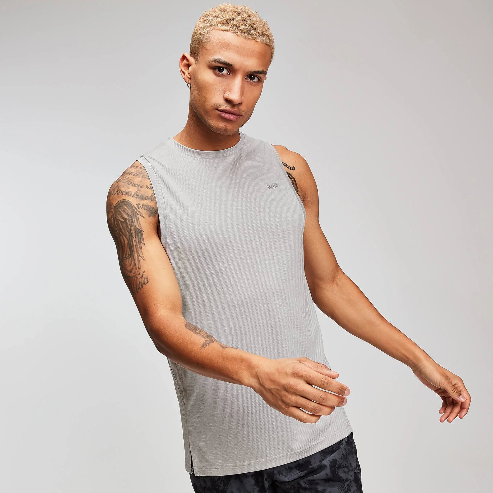 MP Training Heren Tank Top - Chrome-Marl - XS Afbeelding 1