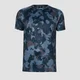 MP Training Heren Camo T-Shirt - Washed Blue