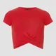 Power Short Sleeve Crop Top - Danger