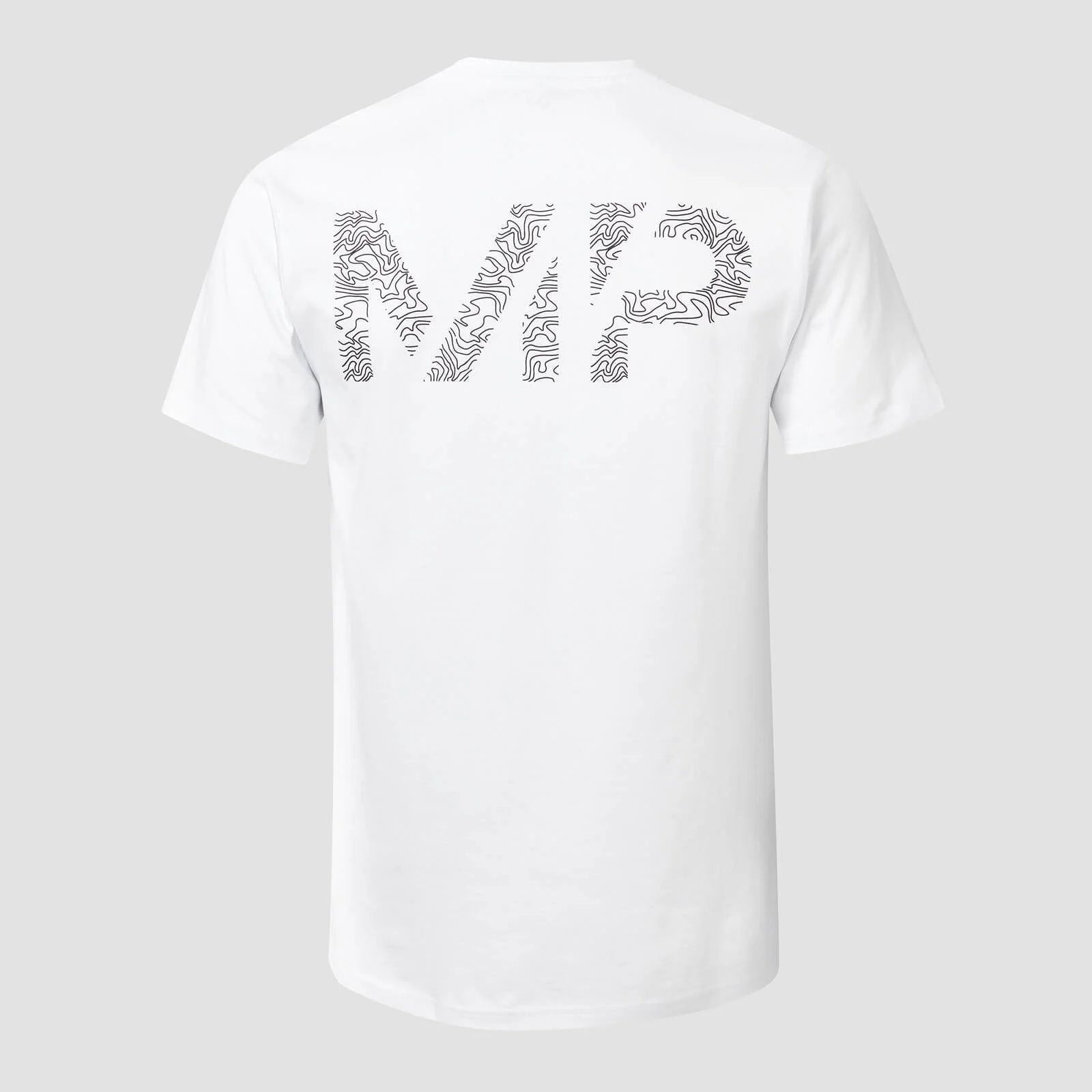 MP Men's Topograph T-Shirt - White - XS Afbeelding 1