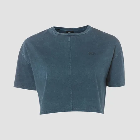 MP Women's Raw Training Cropped T-Shirt - Ink