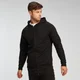 MP Form hoodie met rits voor heren - Zwart