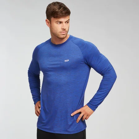 MP Performance Long Sleeve T-Shirt - Cobalt/Black